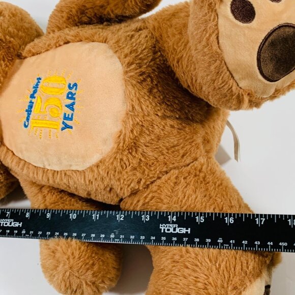 Cedar Point 150 Years Kellytoy Bear Plush Brown Stuffed Animal Souvenir Collect - Picture 12 of 12